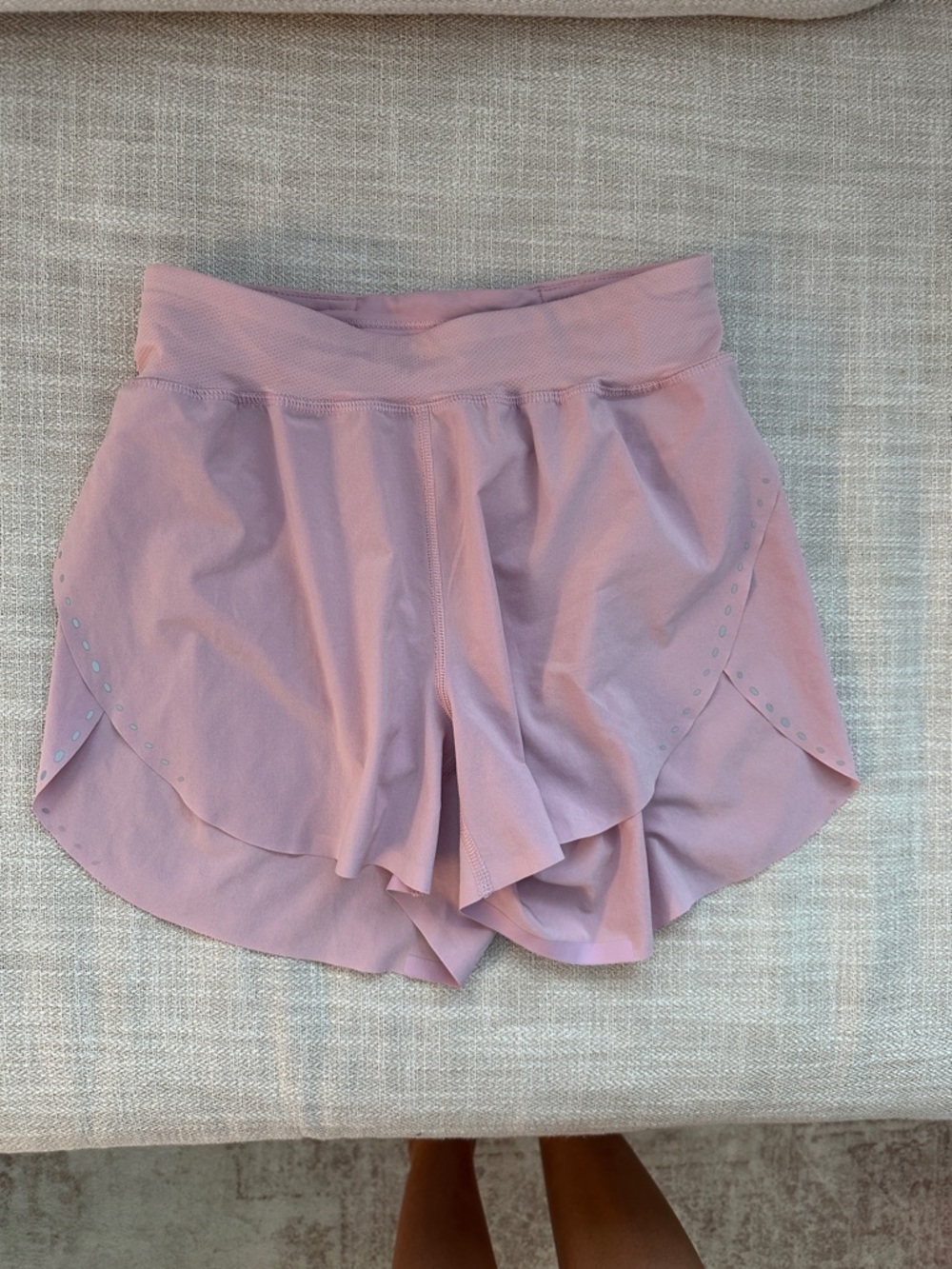 lululemon athletica pink peony athletic shorts